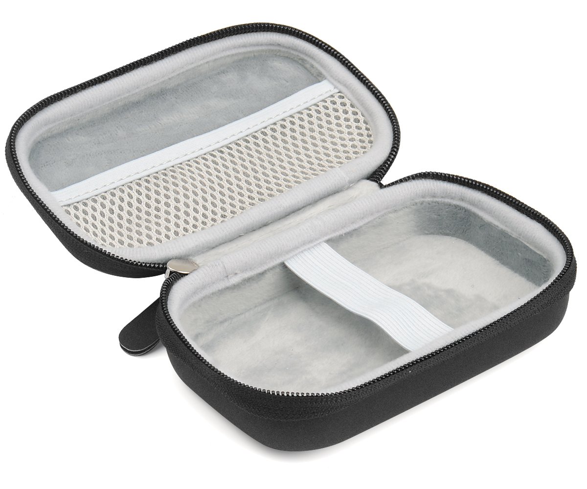 Matte Black HP Sprocket Portable Photo Printer Case - Compatible with Polaroid ZIP, Lifeprint Photo & Video Printers - Protective Pouch for Printer, Photo Paper & Cables - Perfect for Travel, Parties & Home Use