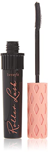 Benefit Cosmetics Roller Lash Super Curling & Lifting Mascara - Black Waterproof Volumizing Mascara for Long Lashes (0.3 oz) - Perfect for Everyday Wear, Date Night & Special Occasions