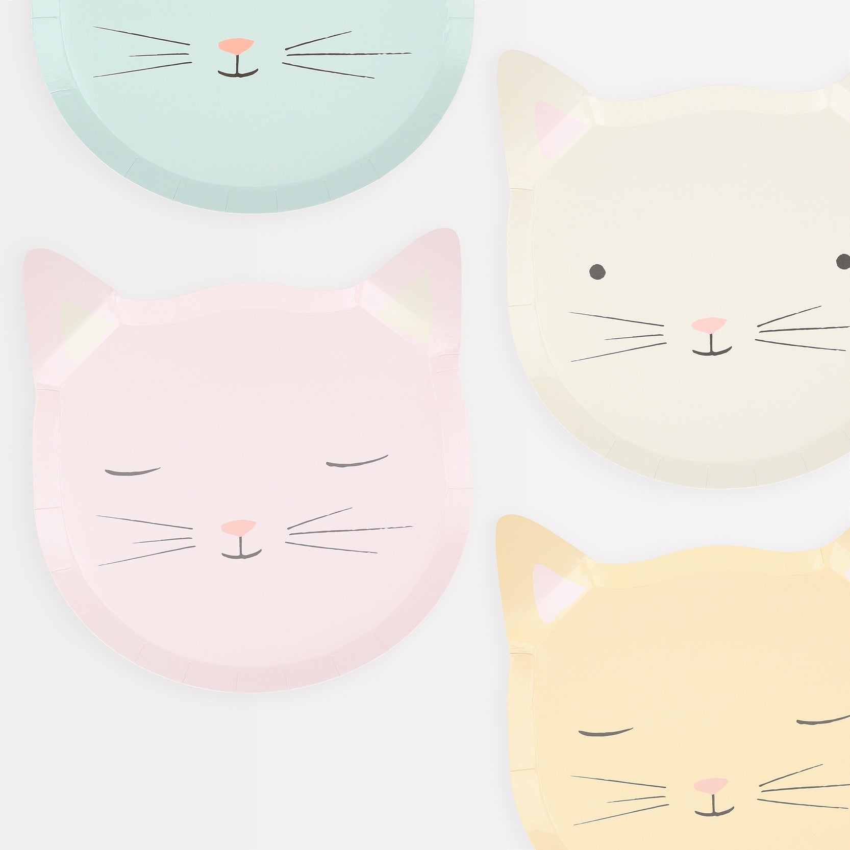 Premium Cat-Themed Dinner Plates - Durable Ceramic Plates for Cat Lovers | Perfect for Pet Owners, Home Decor & Gift Giving