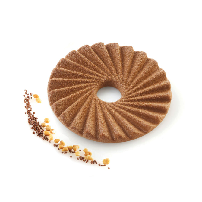 Plisse 23 Silicone Mold with 6 Indents - Perfect for Chocolate, Candy, Soap & Candle Making - DIY Baking & Craft Supplies
