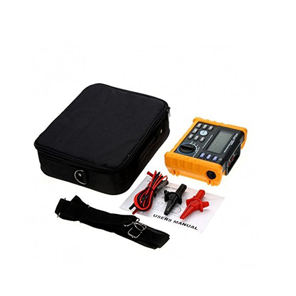 PM5205 Digital Insulation Tester - 1000V Resistance Meter & Megohmmeter with Auto Power Off - Perfect for Electricians, HVAC Technicians, and Industrial Maintenance