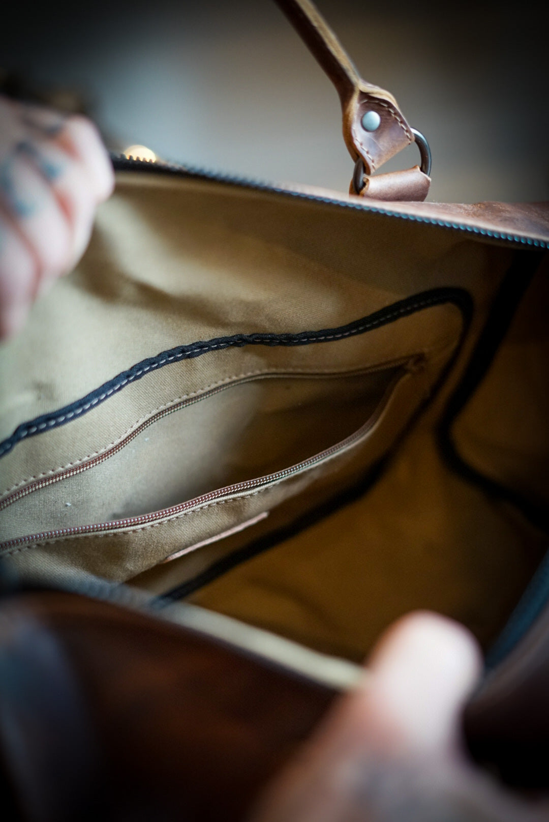 Premium Overnight Duffle Bag for Travel & Gym - Walnut Brown, Water-Resistant & Spacious Carry-On Luggage - Perfect for Weekend Trips, Workouts & Business Travel