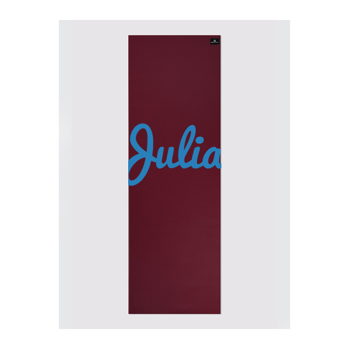 Custom Personalized Yoga Mat 6mm Thick with Unique Design - Raspberry Color for Home Workouts, Yoga Studio & Meditation Practice
