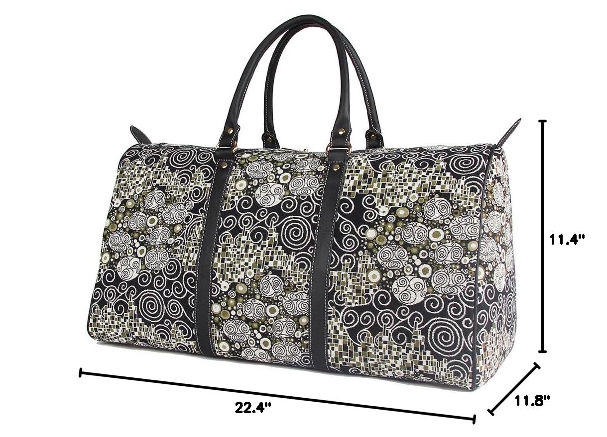 Large Women's Duffel Bag - Spacious Carry-On Weekender Overnight Bag for Travel, Gym & Work - Lightweight Hand Luggage for Women, Teens & Girls - Perfect for Weekend Getaways, Business Trips & Sports