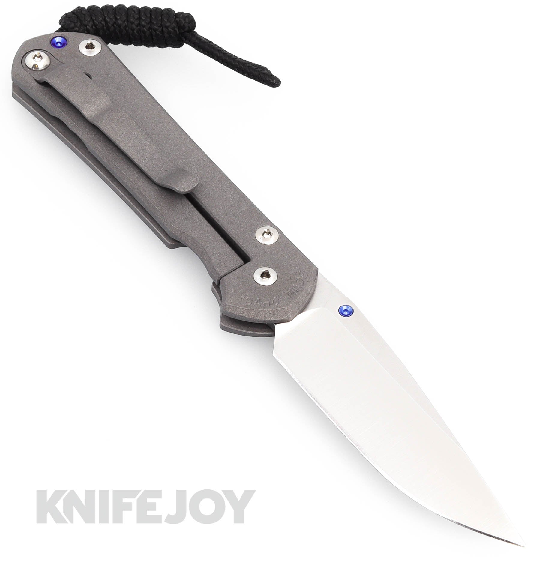 Chris Reeve Knives Small Sebenza 31 Drop Point Folding Knife - Magnacut Blade, Unique Night Sky Graphic Cabochon & Amethyst Handles | EDC, Camping, Outdoor Survival, Collector's Item