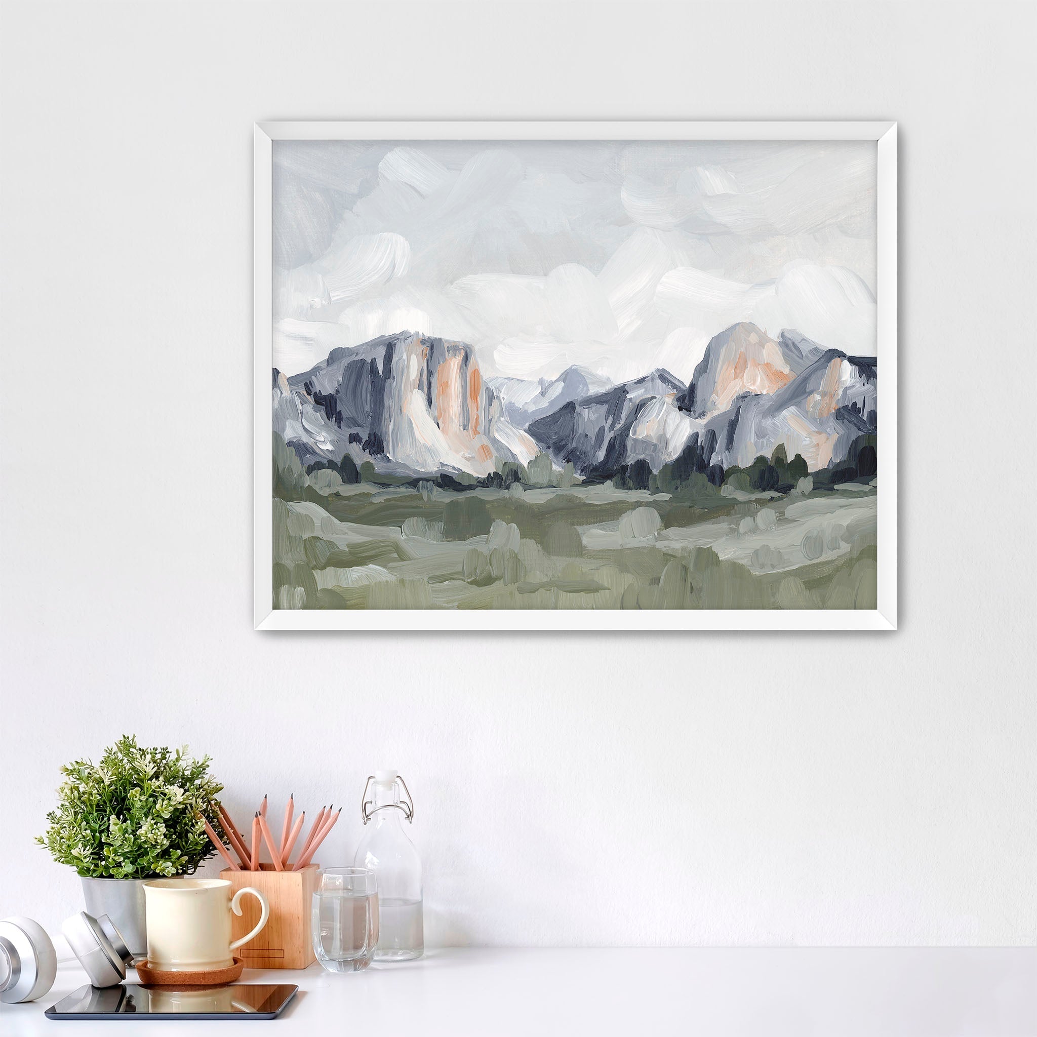 Yosemite in Blue Art Print - Stunning Landscape Wall Decor for Home, Office & Gifts | Perfect for Nature Lovers & Interior Design