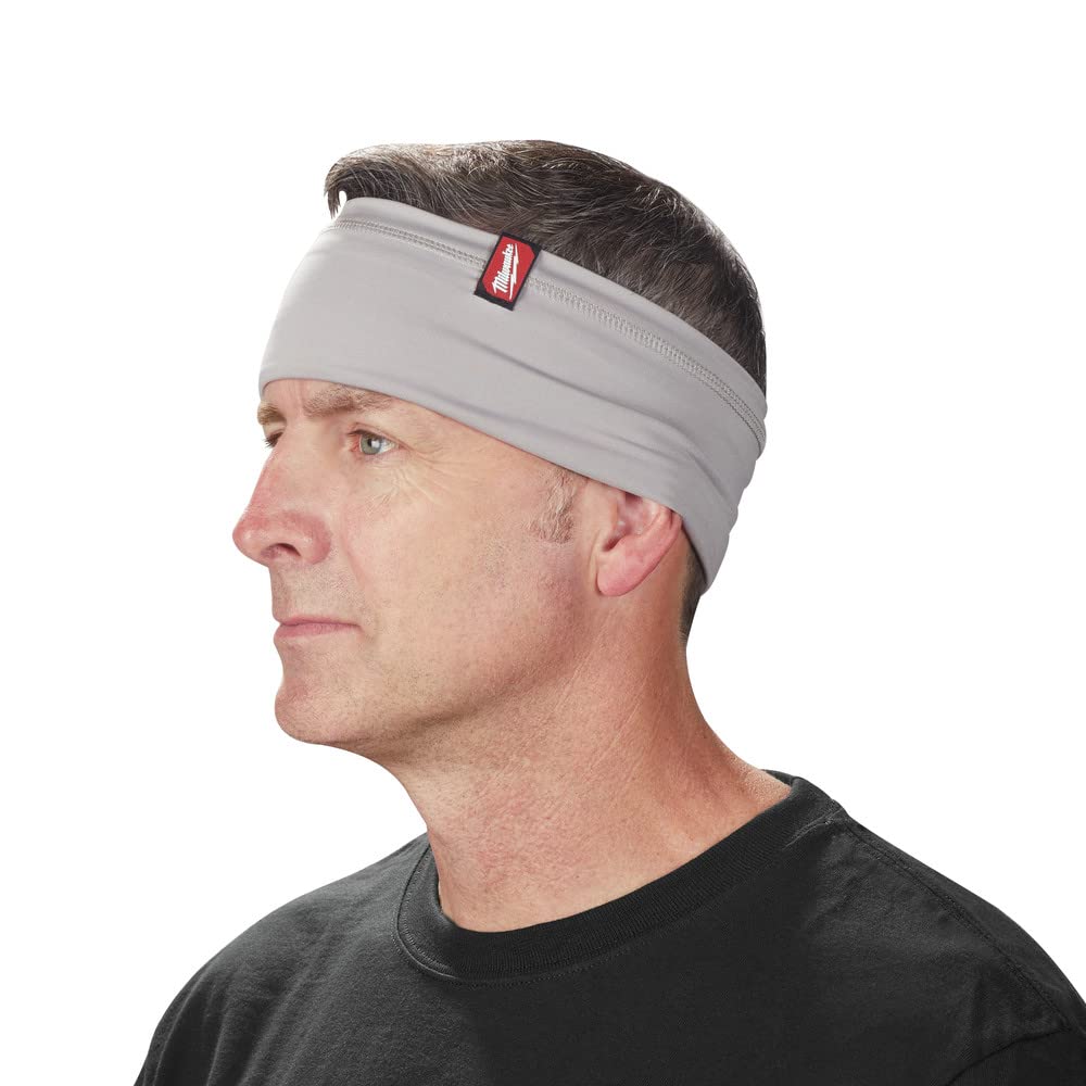 Milwaukee 423G Multi-Function Neck Gaiter - Gray Balaclava, Face Mask & Headband for Outdoor Sports, Hiking & Winter Activities