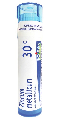 Zincum Metallicum 30C Homeopathic Pellets - Natural Stress & Immune Support | Anxiety Relief, Sleep Aid, Nervous System Balance