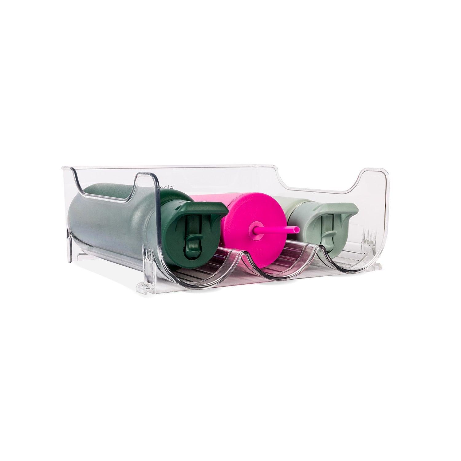 6-Slot Bottle Organizer Holder - Space Saving Storage for Kitchen, Bathroom & Pantry - Perfect for Spices, Essential Oils & Beauty Products (1 Pack)
