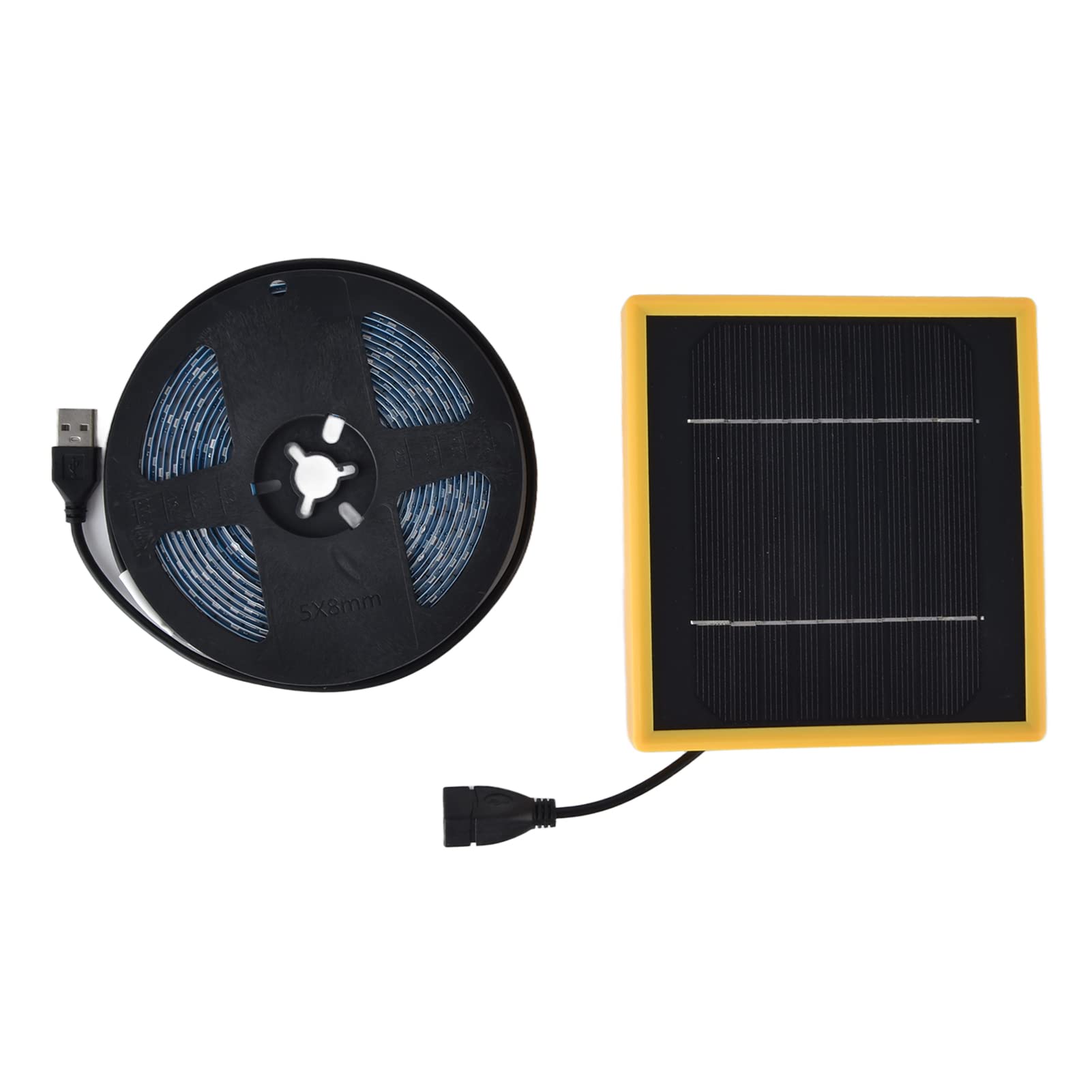 5W LED Solar Plant Grow Light Strip - Flexible Greenhouse Lighting for Indoor Gardening, Balcony, Potted Plants & Seed Starting | Energy-Efficient Grow Lamp for Home & Commercial Use