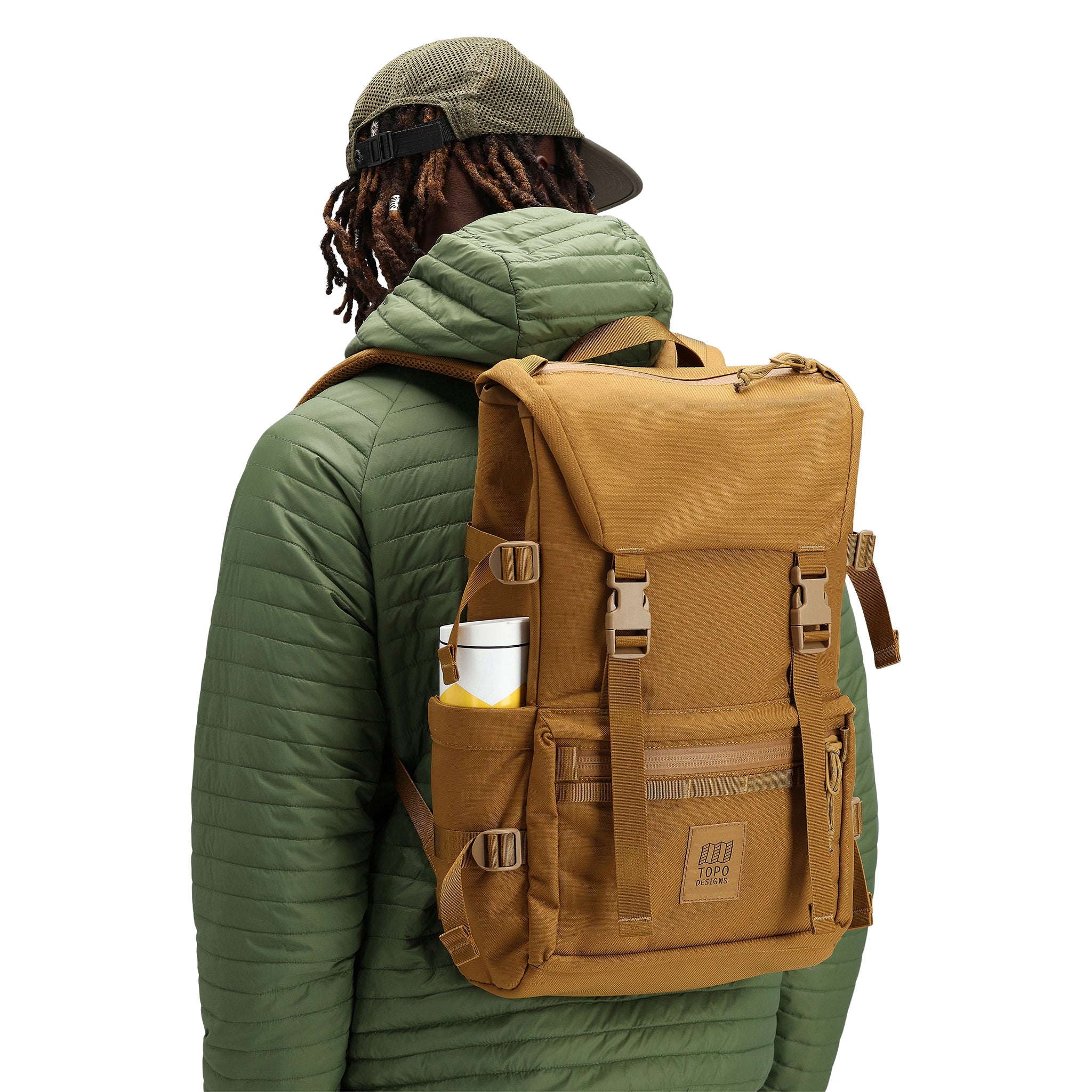 Rover Pack Tech - Waterproof Hiking Backpack with USB Charging Port for Outdoor Adventures, Camping, and Travel