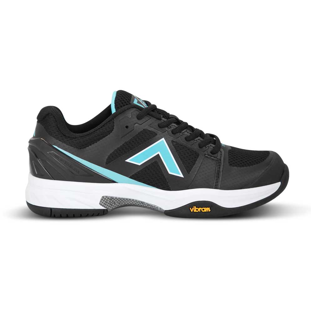 Tyrol Striker Pro V Women's Pickleball Shoes - Lightweight Tennis Shoes for Women with Cushioned Support, Non-Slip Sole (Black/Teal) - Perfect for Pickleball, Tennis & Court Sports