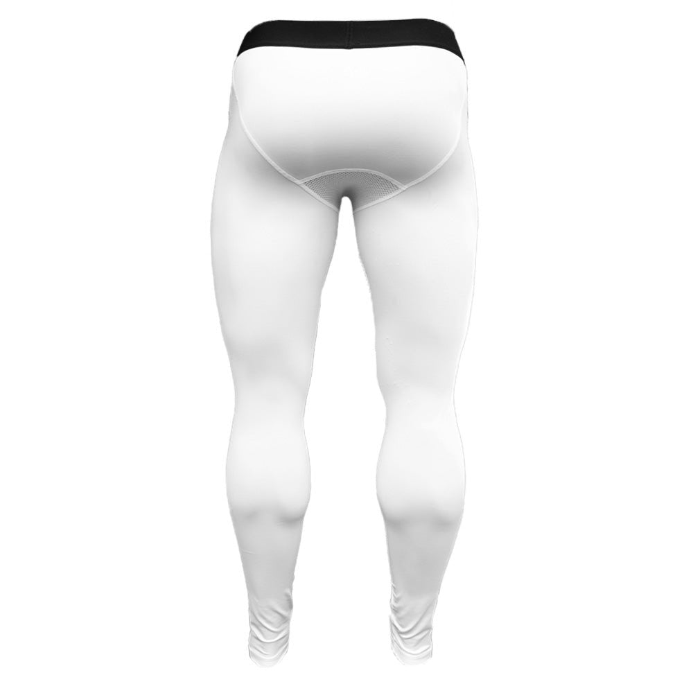 Best White Compression Tights for Women & Men - High Performance Workout Leggings for Running, Yoga, Gym & Sports Recovery