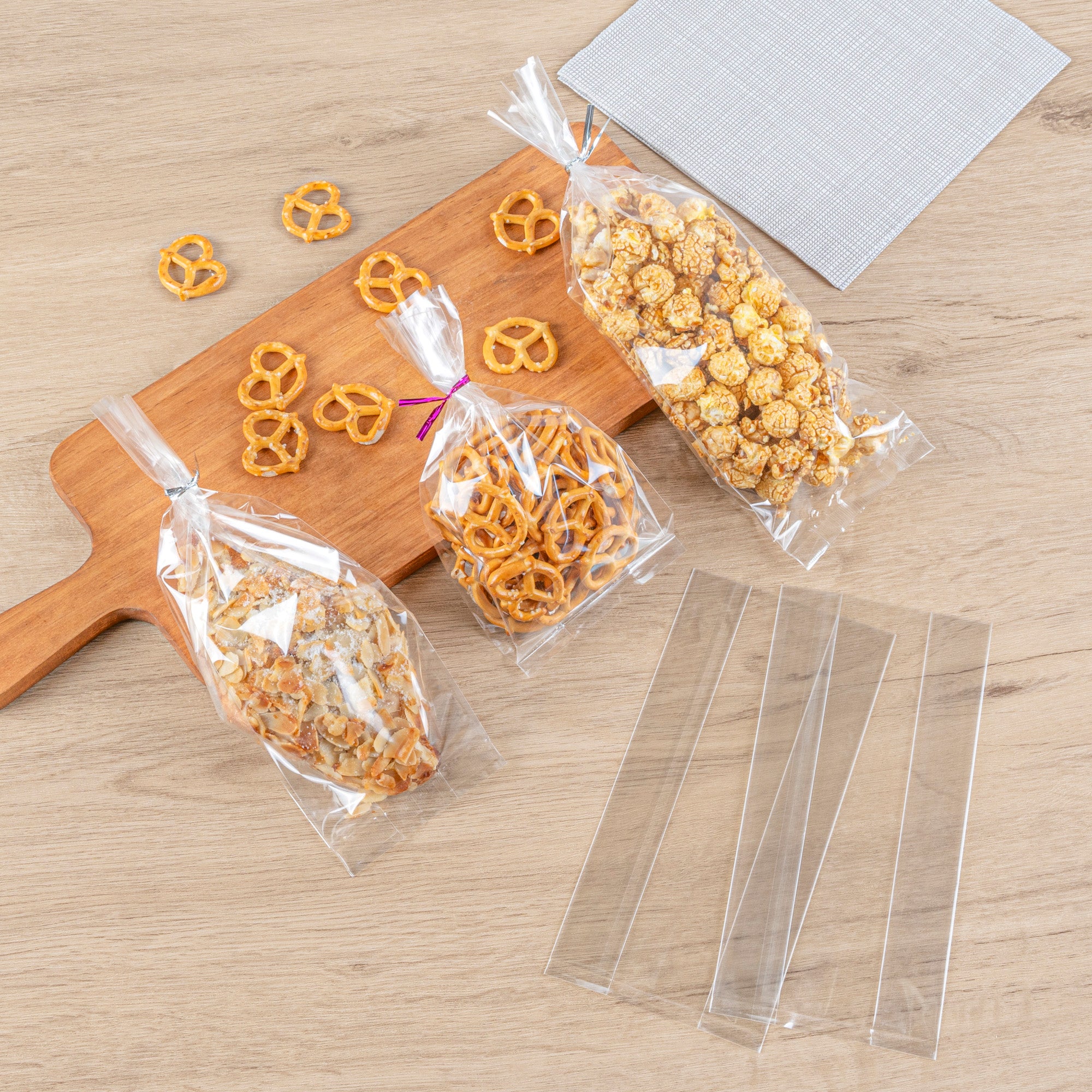Clear Plastic Gusset Bags 4