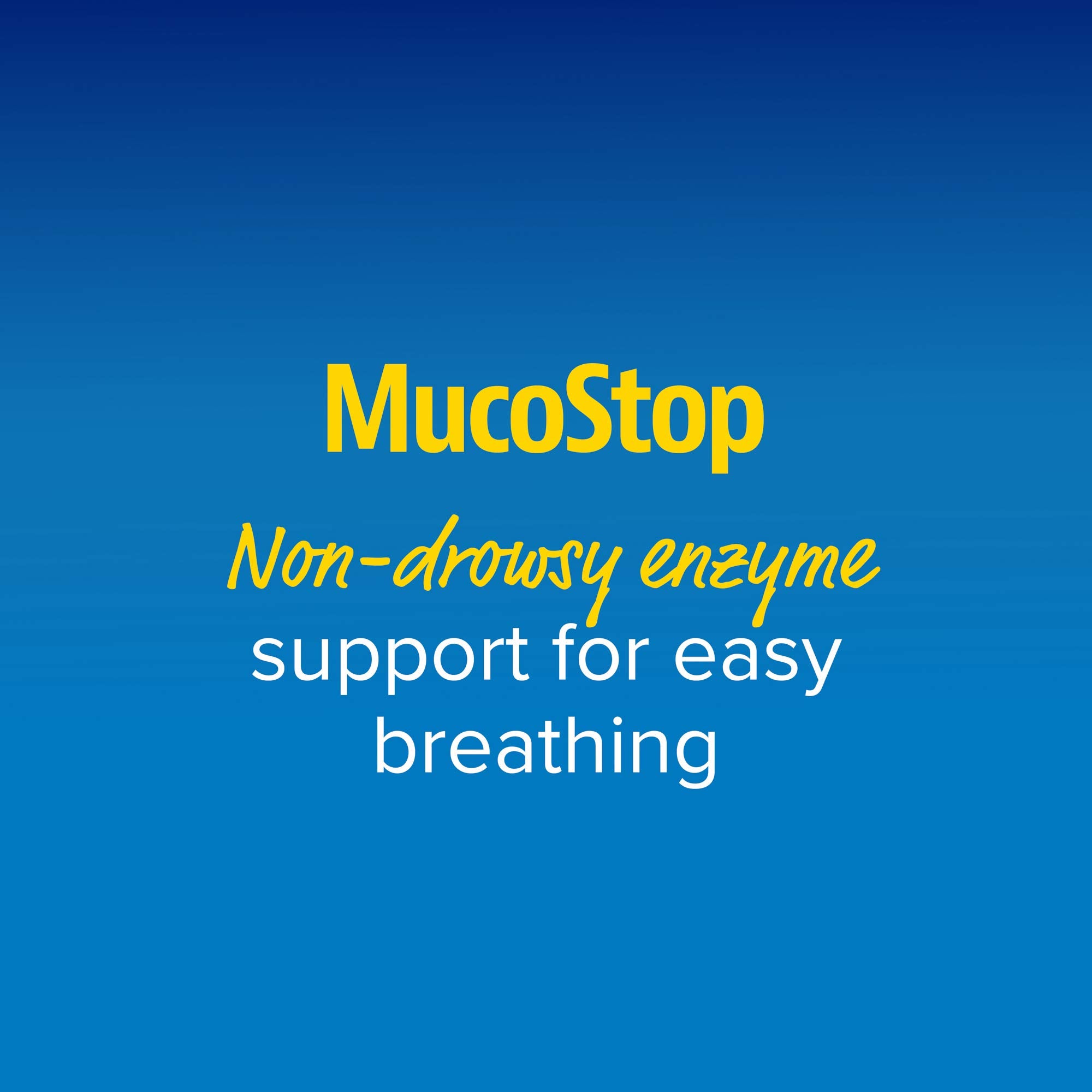 Enzymedica MucoStop Sinus & Respiratory Support Supplement - 48 Capsules for Immune Health & Seasonal Relief | Supports Clear Breathing & Nasal Comfort