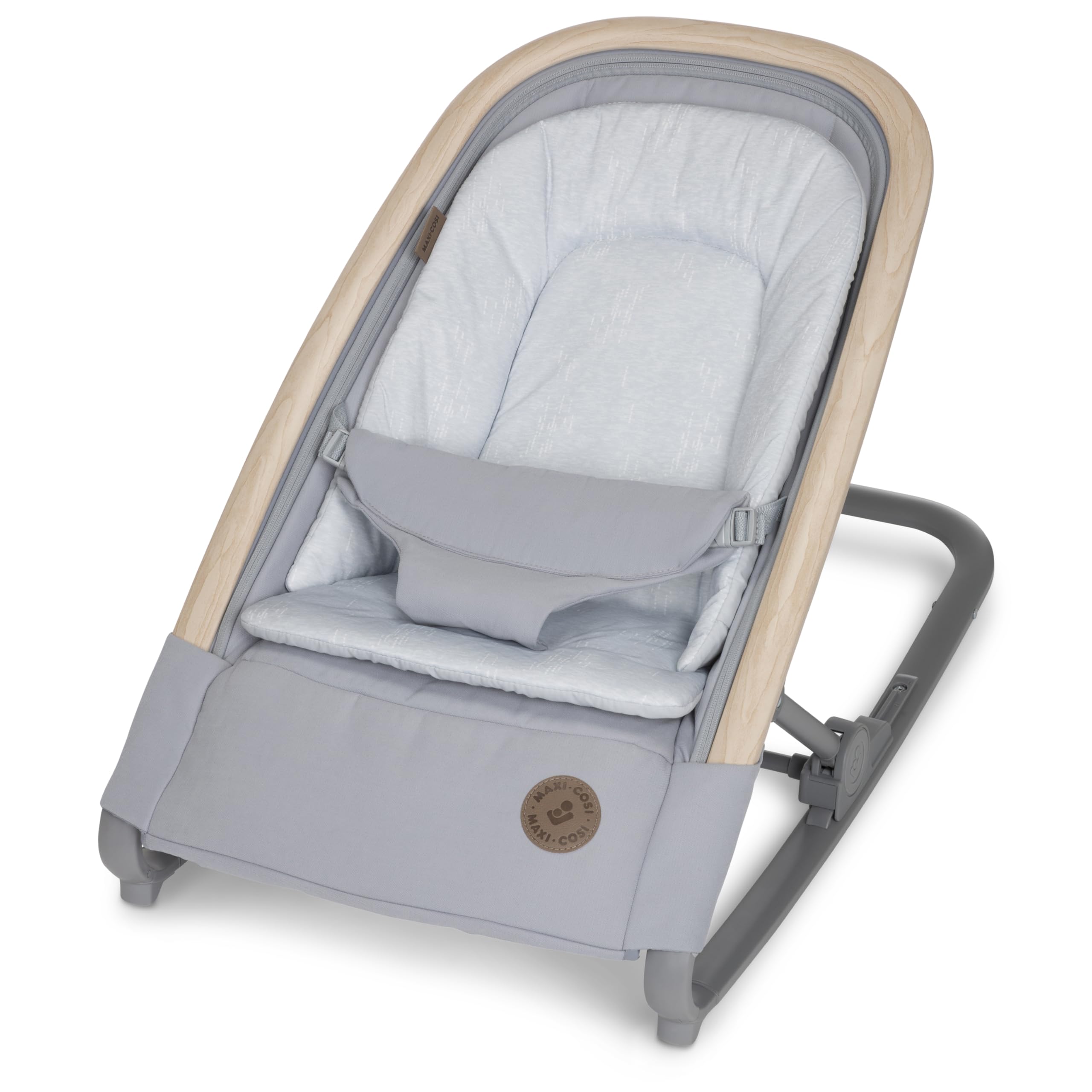 Maxi-Cosi Kori 2-in-1 Baby Bouncer and Rocker Seat for Infants - Portable Infant Bouncer Chair with Adjustable Recline - Classic Slate Gray | Perfect for Nursery, Living Room & Travel Use