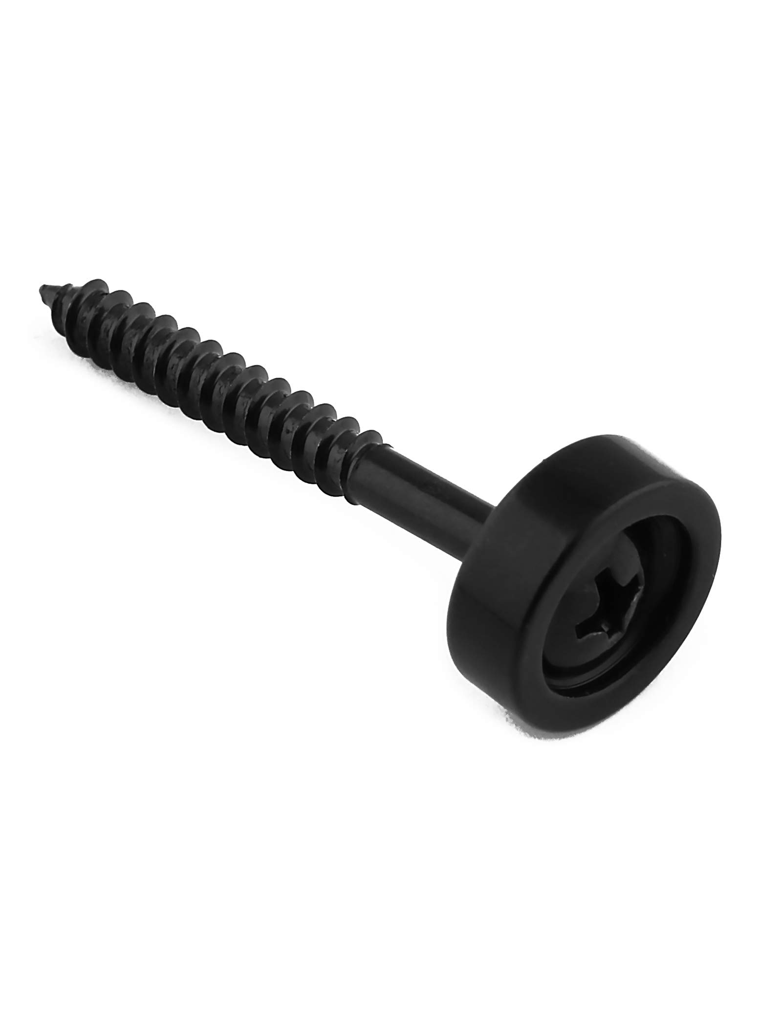 Holmer Guitar Neck Joint Bushings Ferrules and Bolts Set of 4Pcs - Black Hardware Kit for Electric Guitar & Bass Guitar Repair | Perfect for DIY Guitar Maintenance and Neck Reinforcement