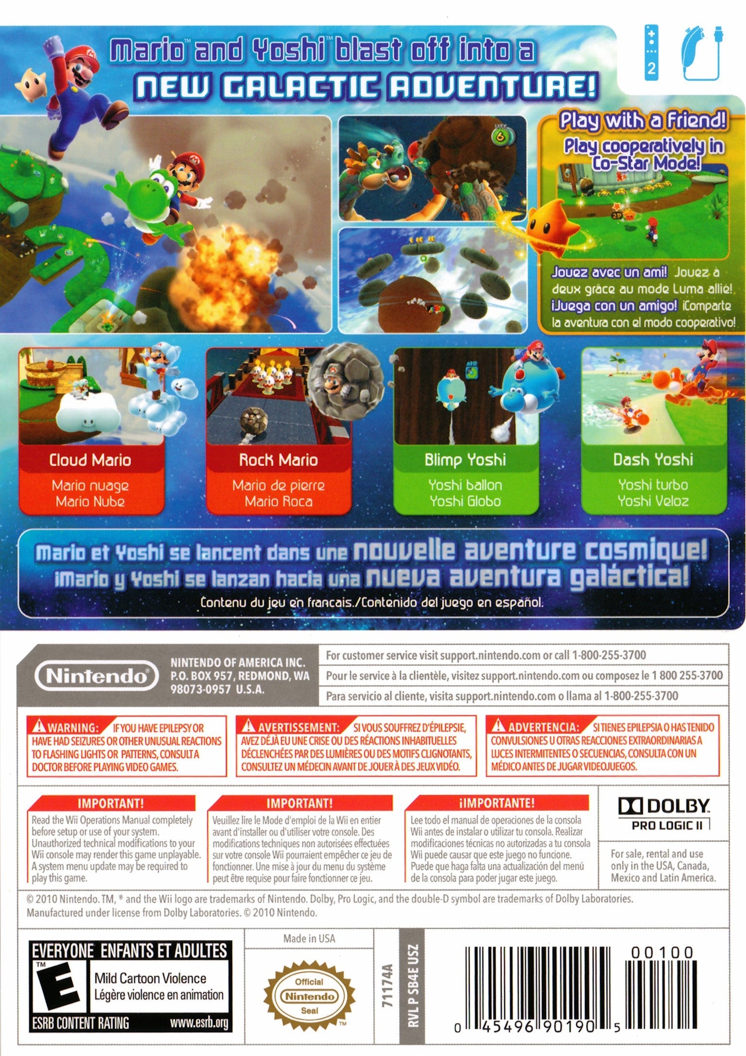 Super Mario Galaxy 2 - Nintendo Wii Game | Adventure Platformer for Kids & Adults | Perfect for Family Game Nights & Party Entertainment