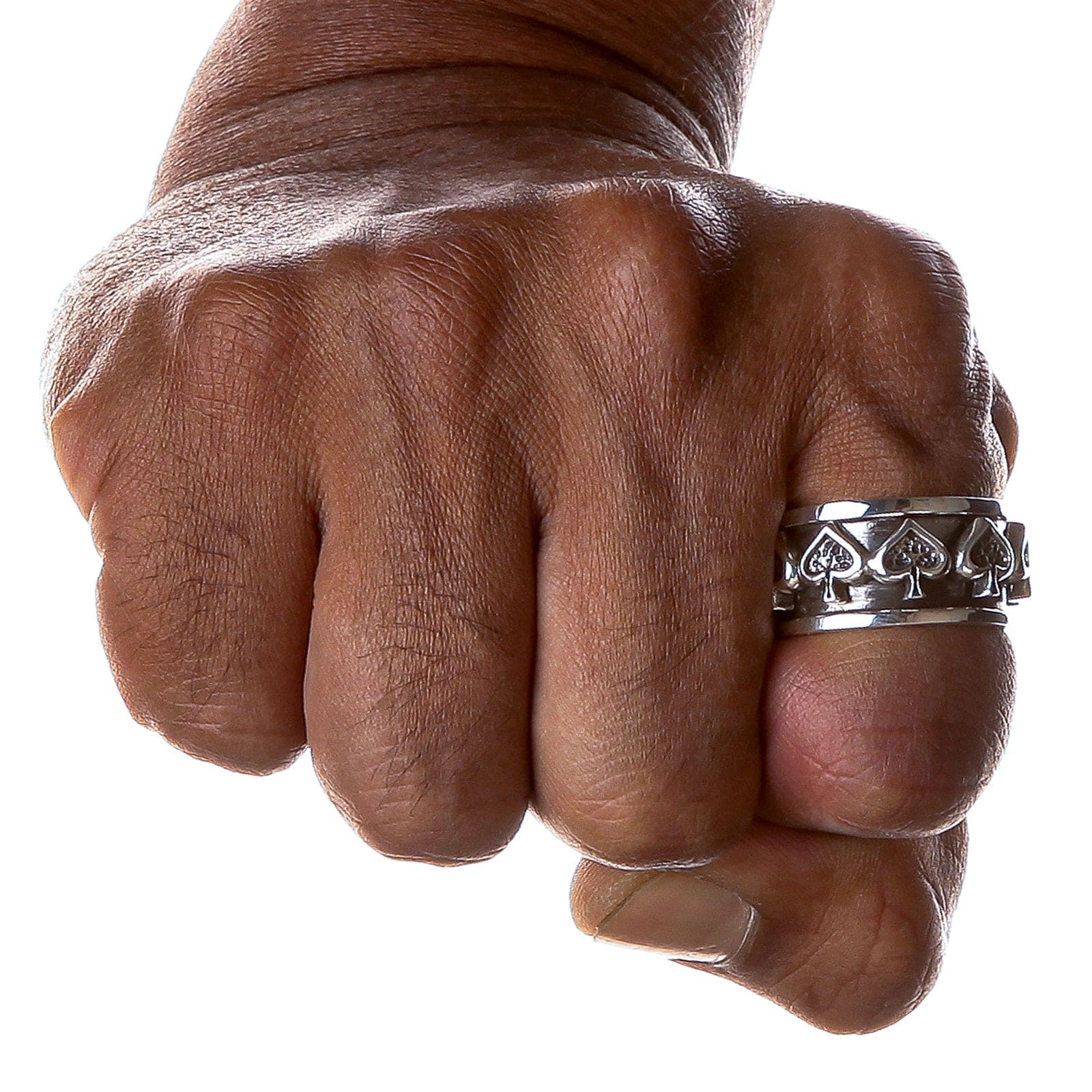 925 Sterling Silver Spinner Ring for Men & Women - Stress Relief Fidget Jewelry for Anxiety, ADHD, Focus - Adjustable Band for Everyday Wear