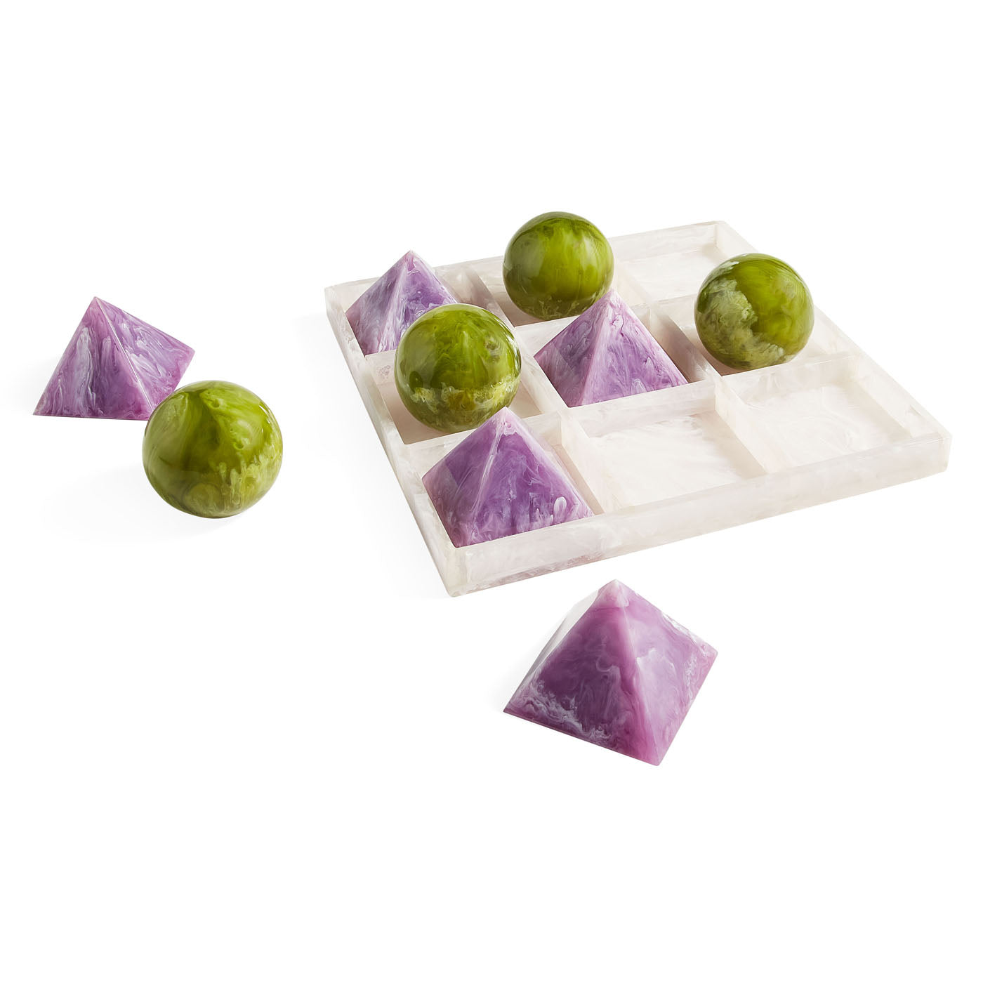 Como Tic Tac Toe Game Set - Classic Wooden Board Game for Kids & Adults - Perfect for Family Game Night, Travel, and Classroom Activities