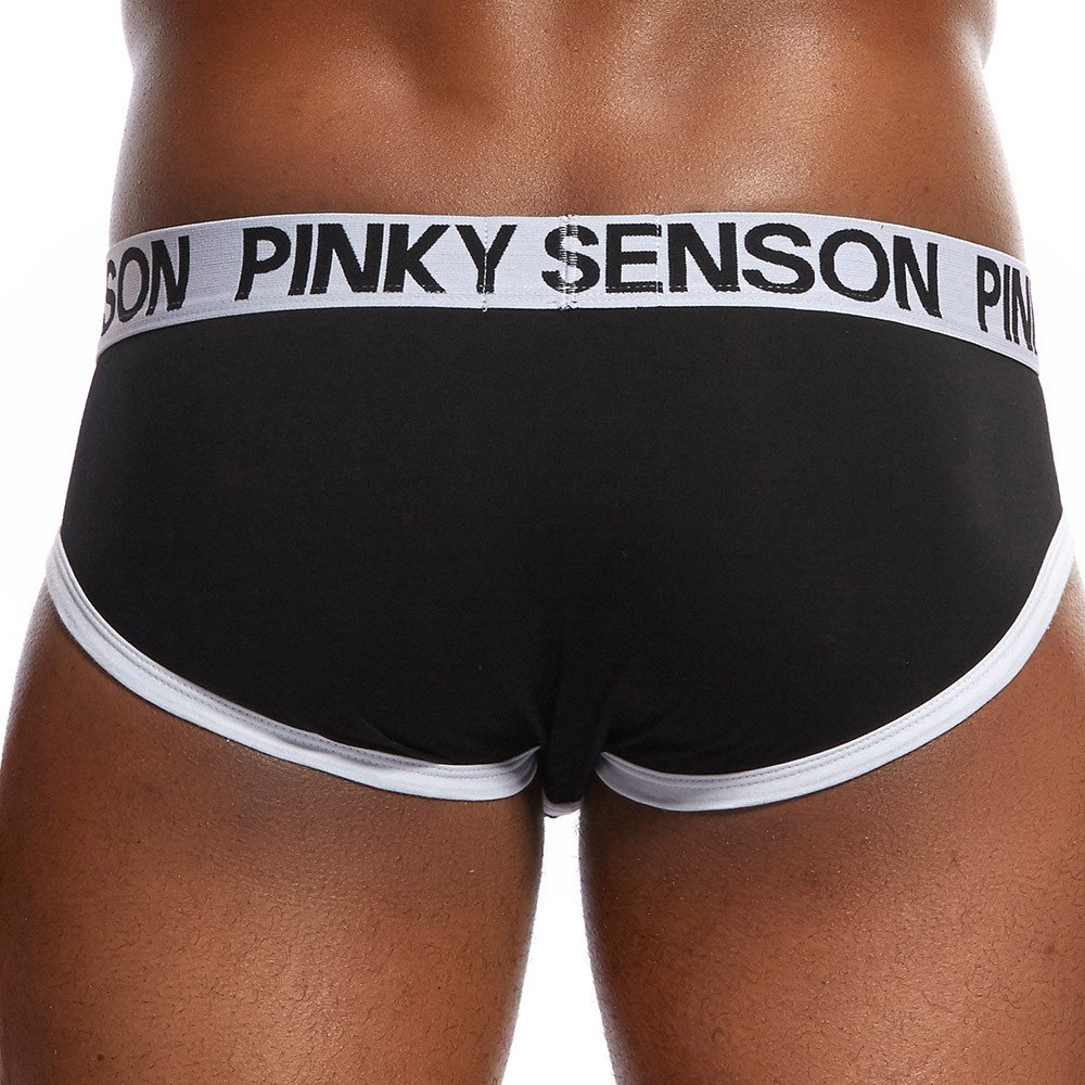 YUHAOTIN Men's Printed Sports Underwear - Breathable Brief Boxer Shorts with Transparent Pouch for Enhanced Comfort & Support | Perfect for Gym, Running & Daily Wear