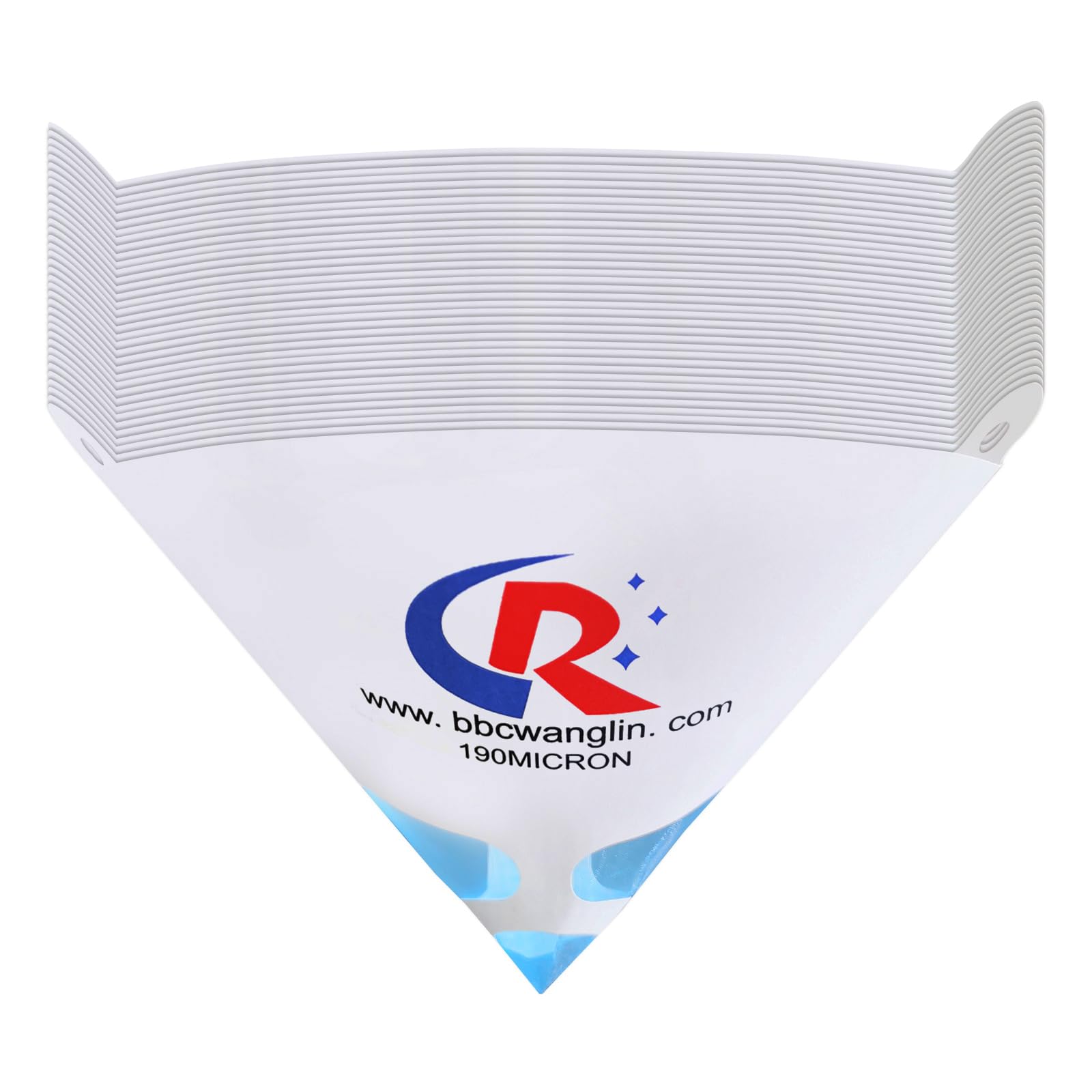 50 Pack 190 Micron Paint Strainers for Spray Guns - Automotive & Resin Filtering