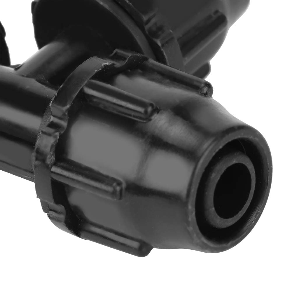 AUNMAS 20Pcs 3-Way Water Diverter, ABS Material Hose Fitting Tee Connector - Heavy Duty Garden Irrigation System, Lawn Sprinkler & Agricultural Watering Supplies for Outdoor Plants, Farm & Greenhouse Use