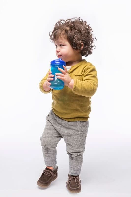 Playtex® Stage 2 Straw Cup 2-Pack - Green & Blue Spill-Proof Sippy Cups for Toddlers | Ideal for Daycare, Travel & Learning Independent Drinking