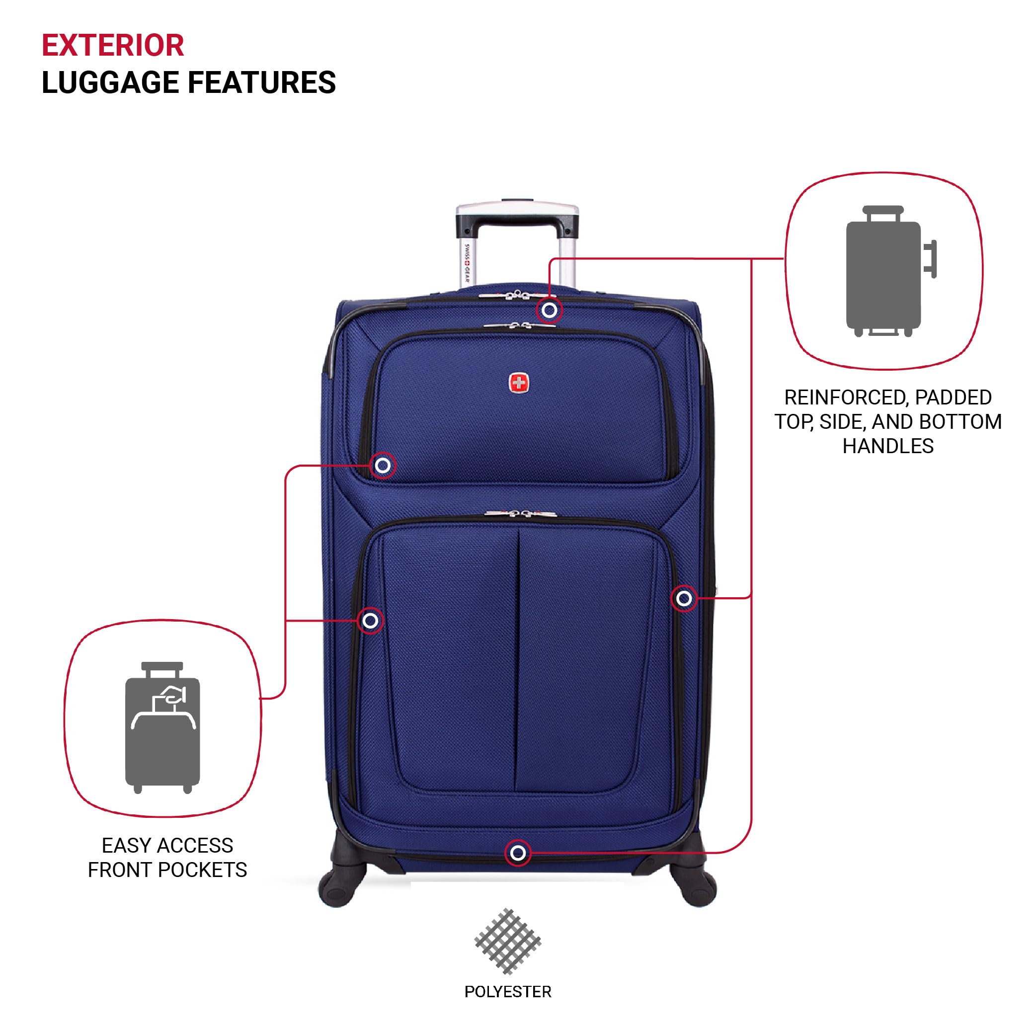 SwissGear Sion Softside Expandable Luggage Set - 2-Piece (21