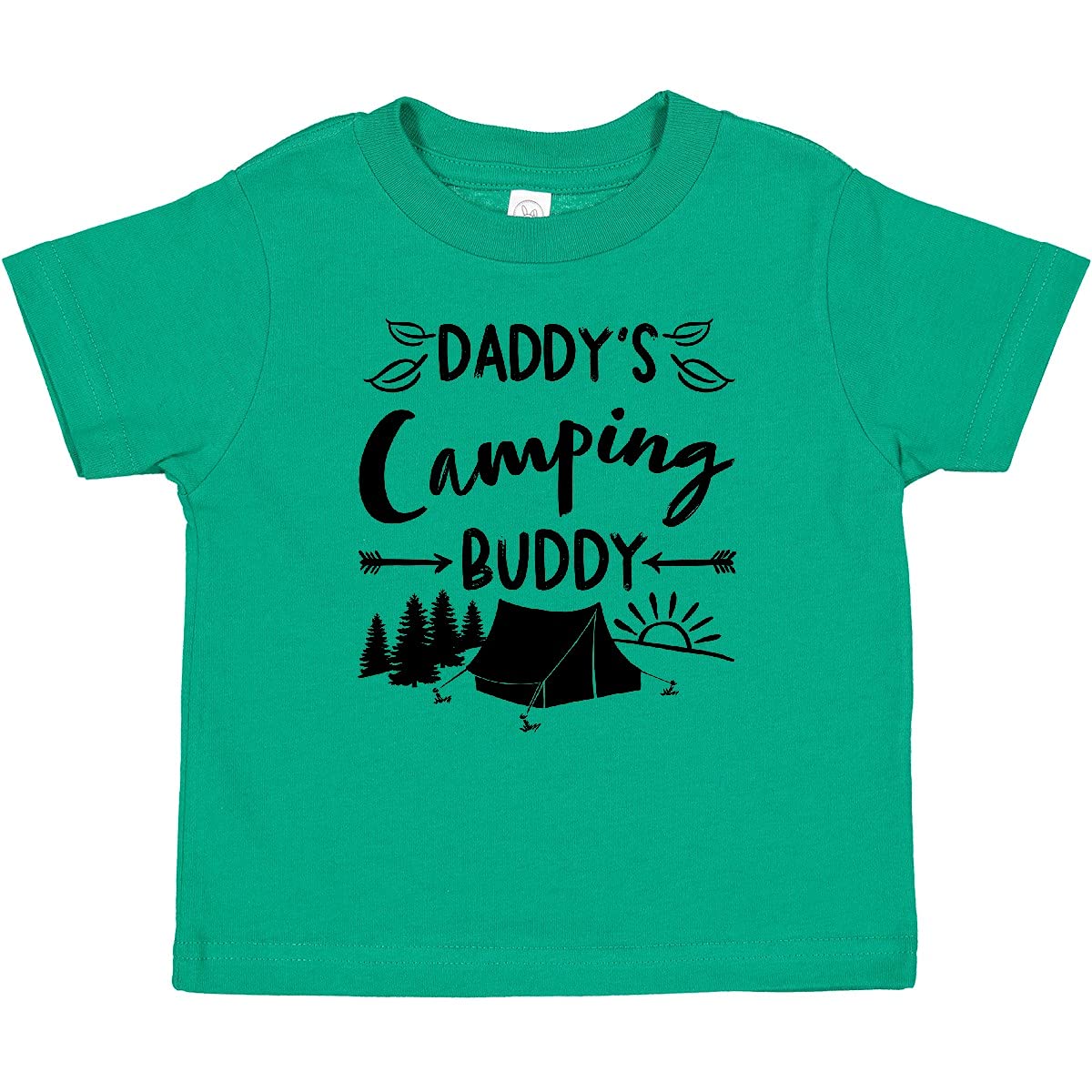 Inktastic Daddy's Camping Buddy Baby T-Shirt - Cute Father & Child Matching Outfit for Camping Trips, Outdoor Adventures & Family Bonding Moments