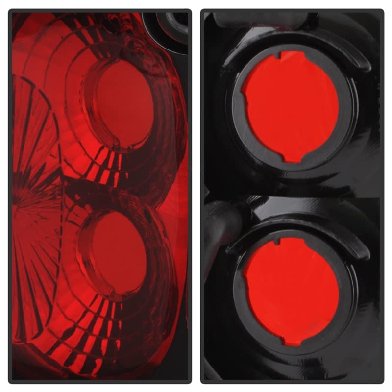 Spyder Auto 5007988 Euro Style LED Tail Lights - Black/Clear Smoke Lens - Compatible with [Vehicle Model] - Enhances Rear Visibility & Style for Night Driving