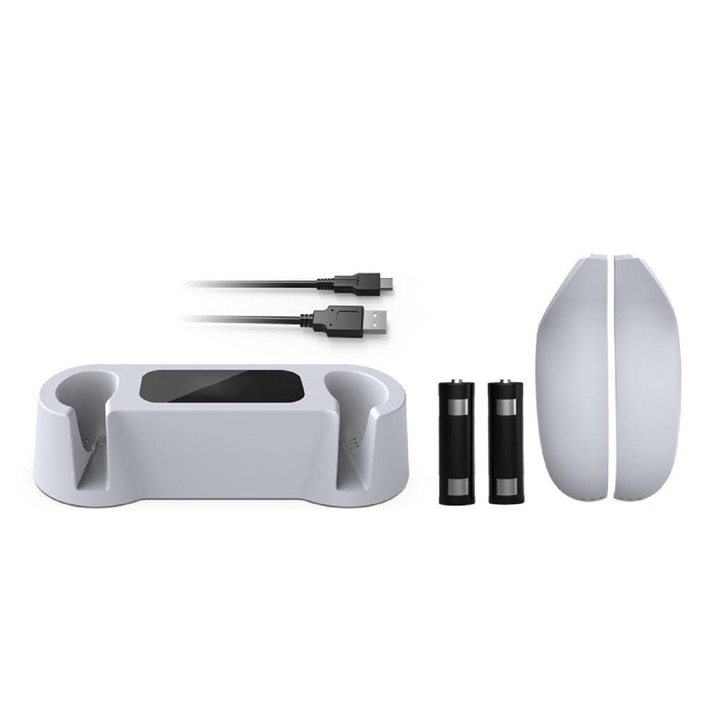 Fast Charging Magnetic Dock Station for Meta Quest 2 Headset & Controllers - Non-Slip VR Charging Base with 2.5H Quick Charge, USB-C Magnetic Charger for Oculus Quest 2 Accessories - Perfect for Gaming, VR Streaming & Hands-Free Charging