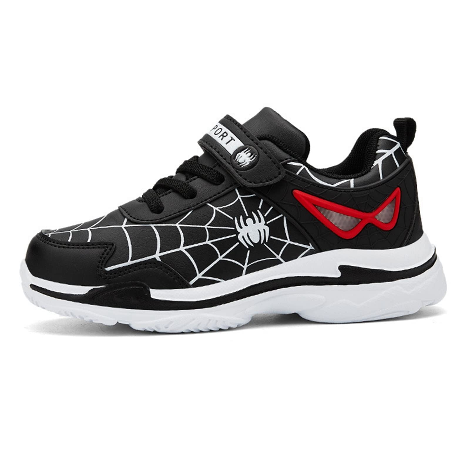 **Boys & Girls Lightweight Leather Sneakers - Kids Toddler Running Tennis Shoes for Active Play & School**