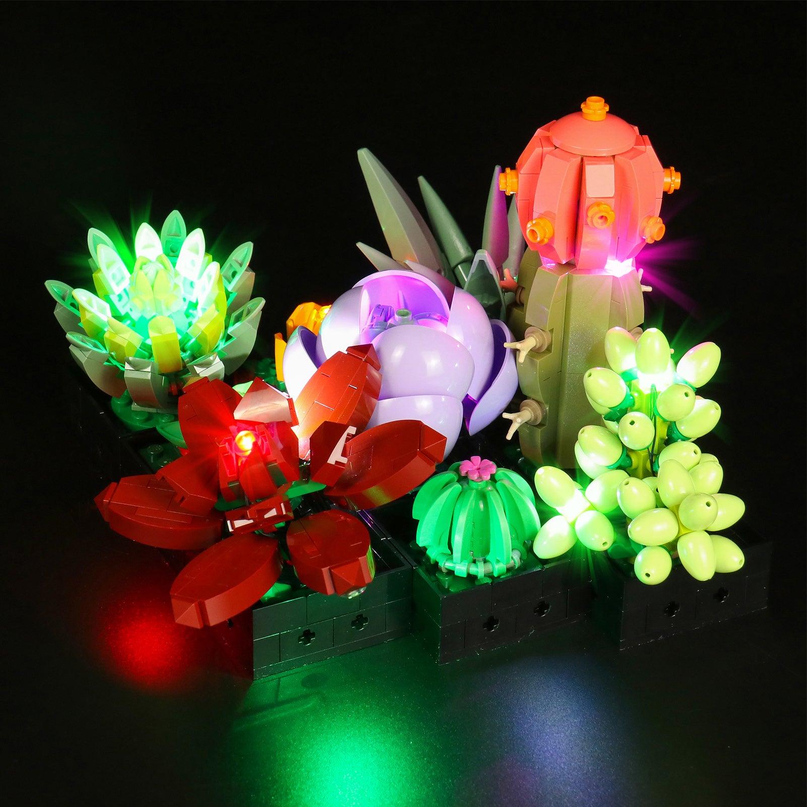 LEGO Ideas Succulents 10309 Light Kit - LED Lighting Set for LEGO Plant Decor Building Kit | Perfect for Home Office Desk Decor & Gift for LEGO Lovers