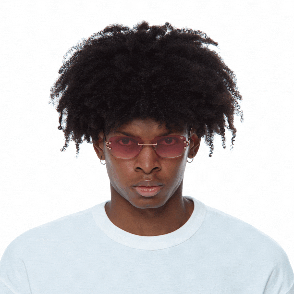 24KT Gold Rimless Drill Mount for Glasses - Premium Eyewear Accessory for Bal Harbour Style | Perfect for Reading, Driving & Fashion