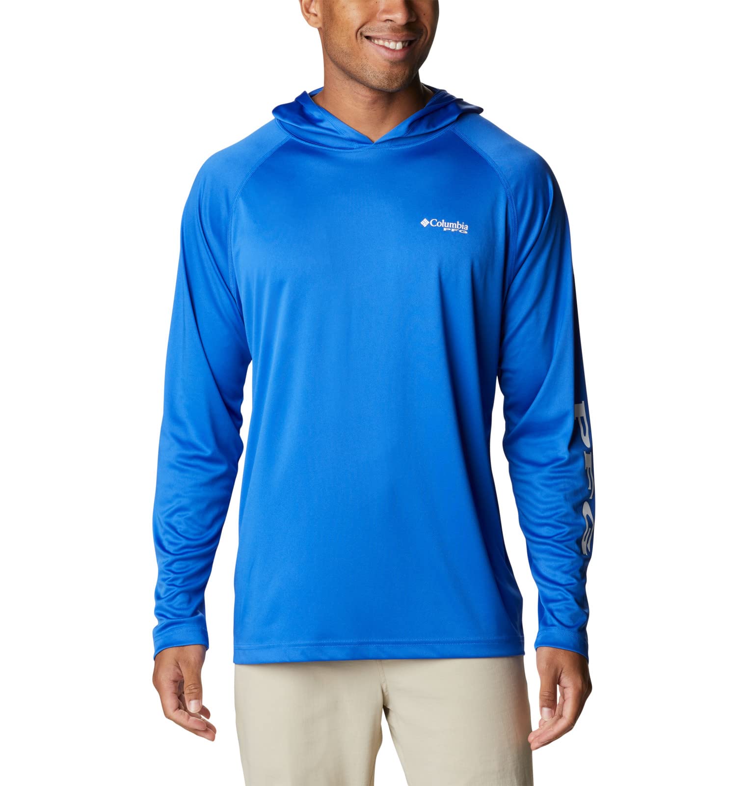 Columbia Men's Terminal Tackle Hoodie - Lightweight Fleece Jacket for Outdoor Activities, Hiking & Camping Gear - Water-Resistant & Breathable Pullover for Cold Weather