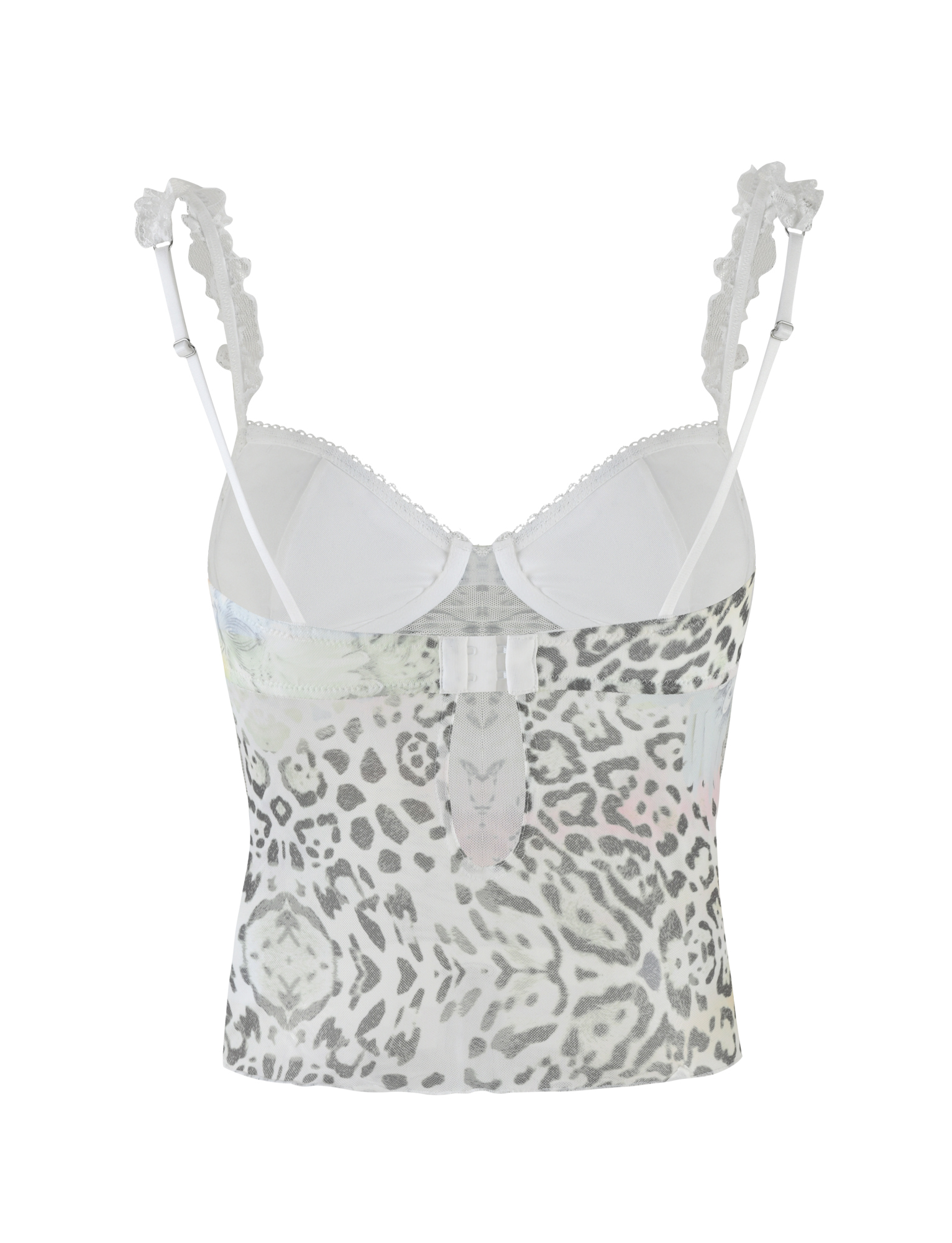 Josephine Top - White Animal Print Blouse for Women | Stylish & Trendy | Perfect for Casual Outings & Parties