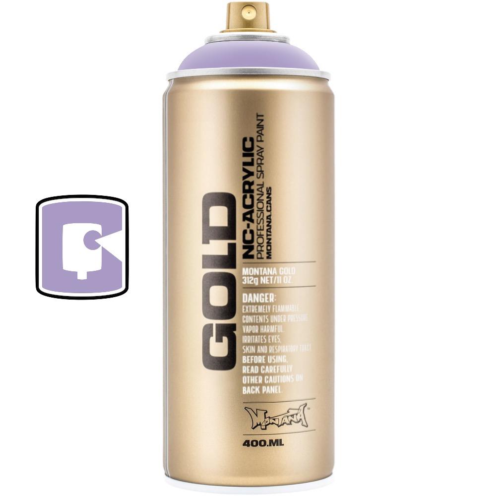Montana Gold Spray Paint - Light Lilac 400ML | Premium Acrylic Aerosol Paint for Graffiti, Art, DIY Projects & Home Decor