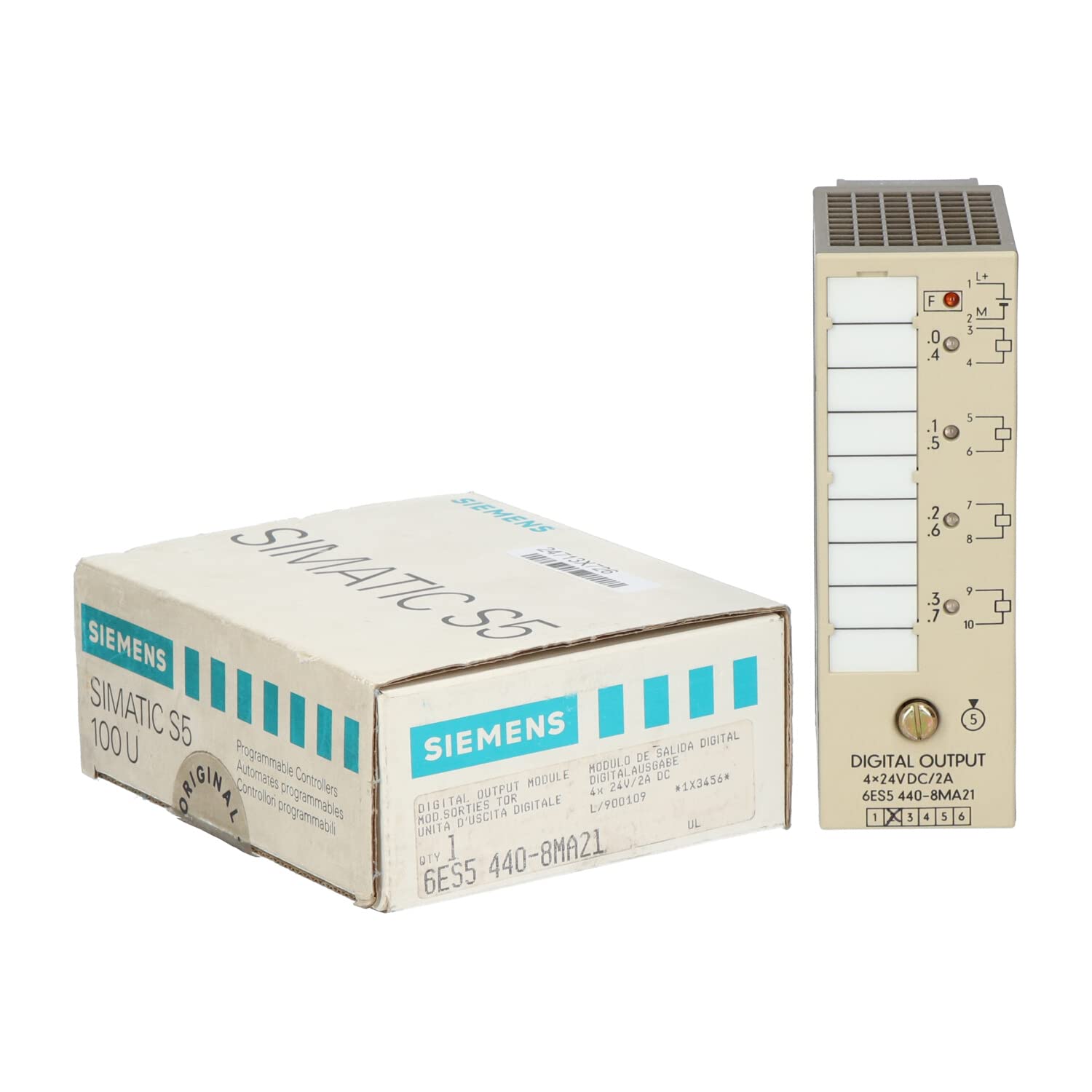 Original Siemens PLC Output Module SIMATIC 6ES5 440-8MA21 - Industrial Automation Control for Manufacturing & Machinery Applications
