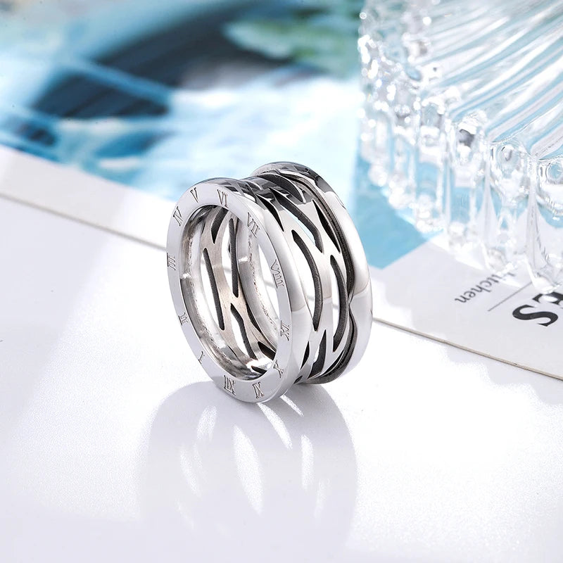 Domitilla Ring - Elegant Sterling Silver Stackable Ring for Women | Perfect for Everyday Wear, Gifts & Special Occasions