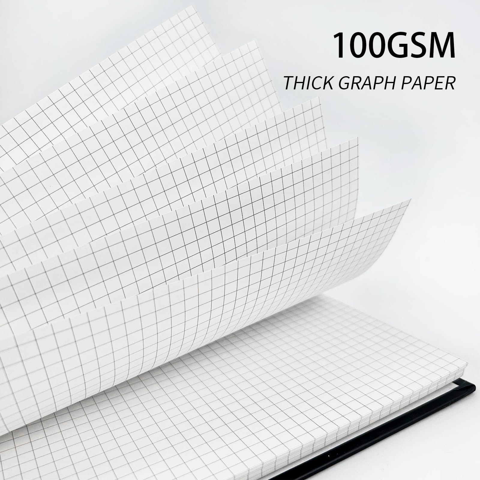 Premium 4-Pack A5 Graph Paper Notebooks - 5.62