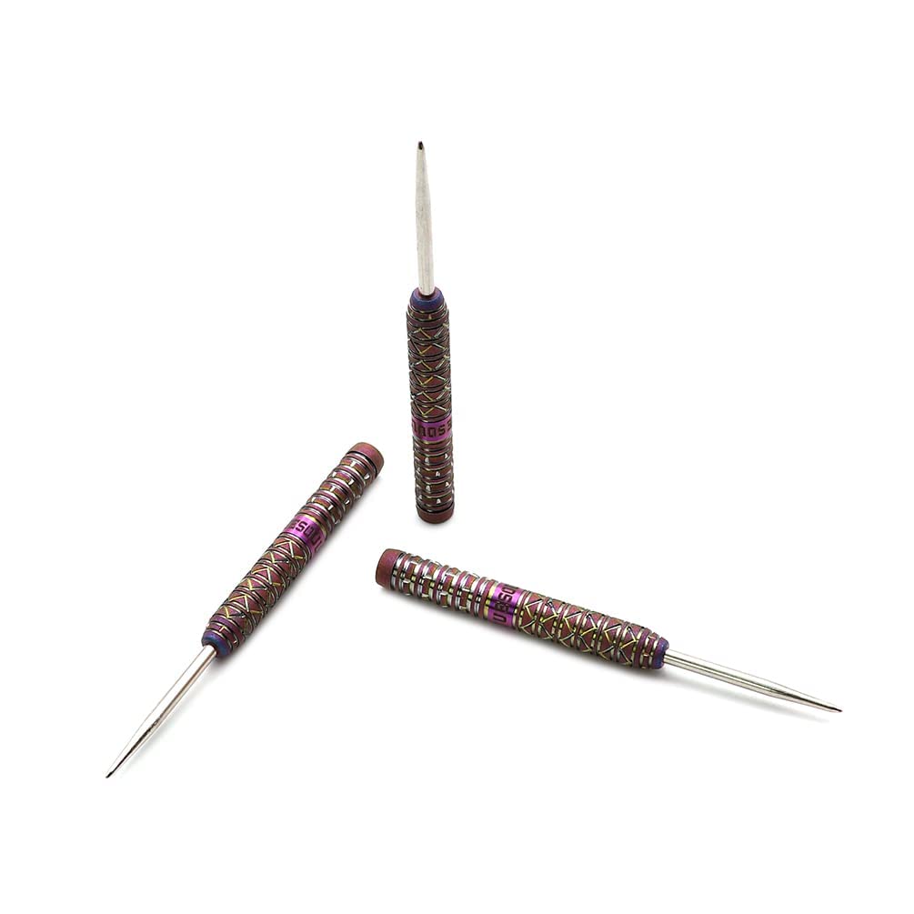 CUESOUL 90% Tungsten Steel Tip Darts Set - 21g/22g/23g Weight Options for Professional Play | Oil Paint Finish for Cocktail, COLA Beer & Draft Beer Bars | Perfect for Pub Games, League Play & Home Practice