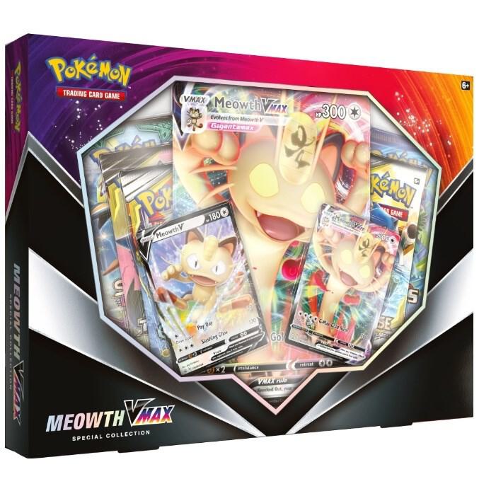 Pokemon Meowth VMAX Special Collection Card - Rare Trading Card Game (TCG) for Collectors & Players - Perfect for Battles, Tournaments & Display