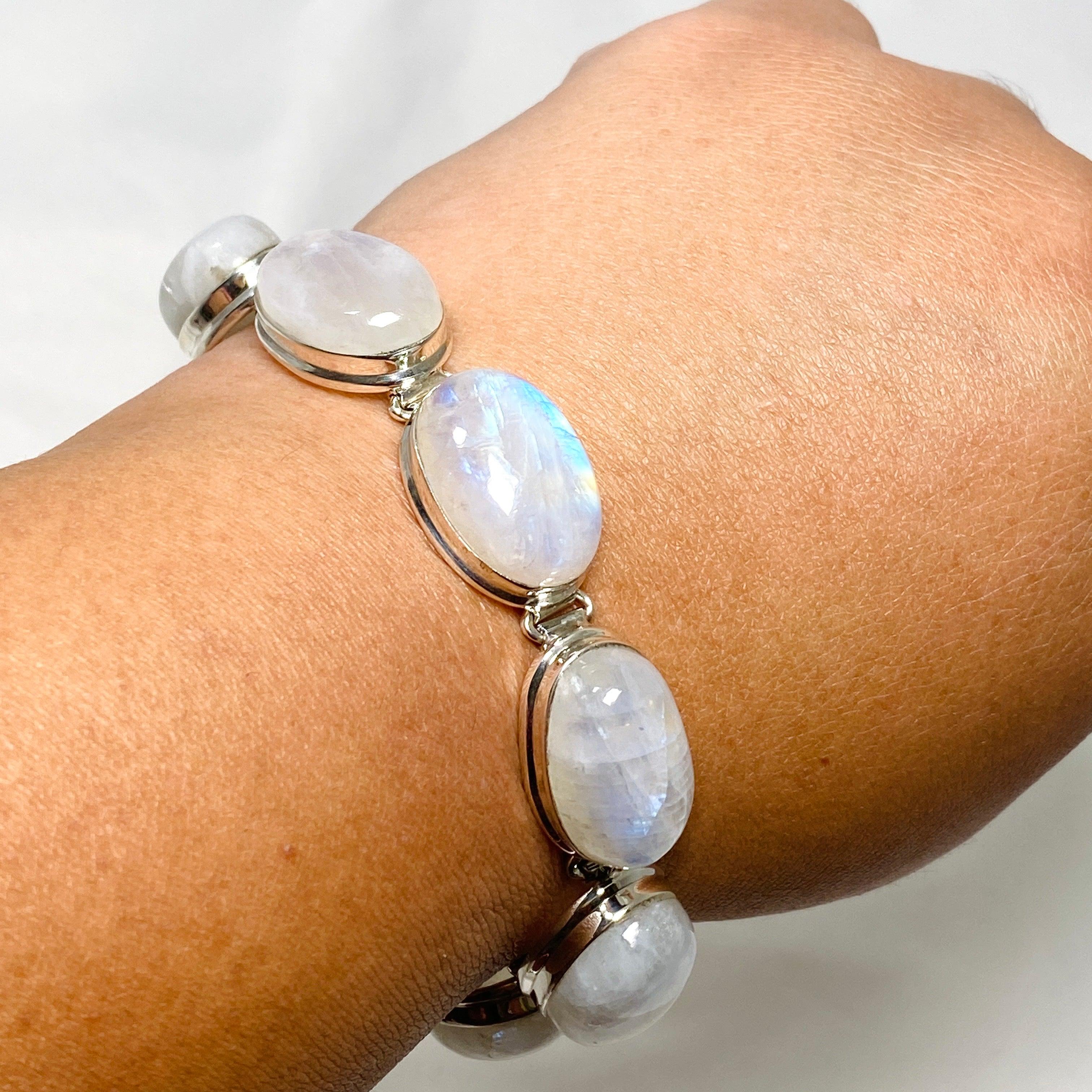 Moonstone Multi-Stone Healing Bracelet for Women - THB 06 | Spiritual Energy, Chakra Balancing & Stress Relief | Perfect for Meditation, Yoga & Everyday Wear