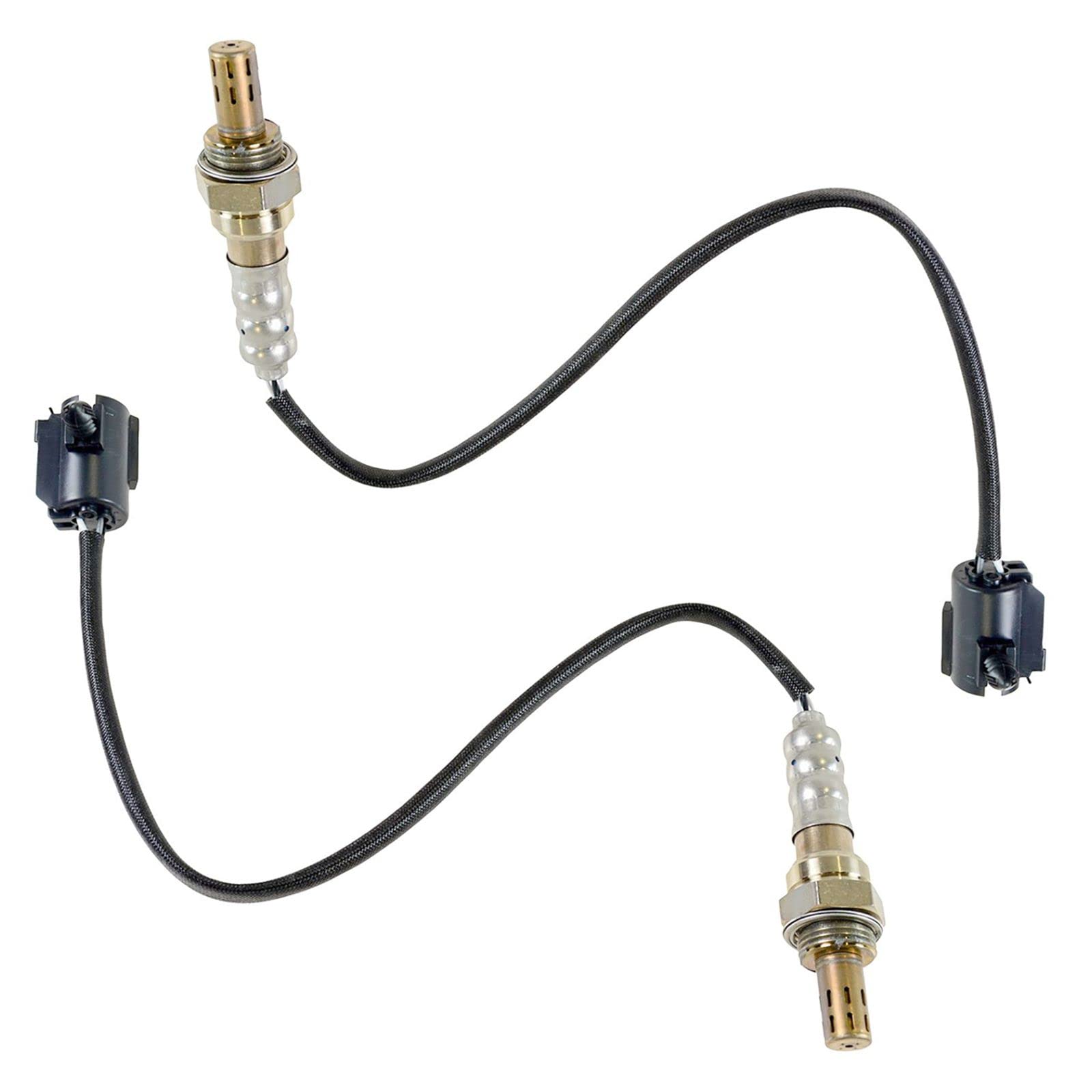 O2 Oxygen Sensor Upstream & Downstream Kit Set of 2 Compatible with 1996-1998 Jeep Grand Cherokee - Replace Faulty Sensors for Improved Fuel Efficiency & Engine Performance