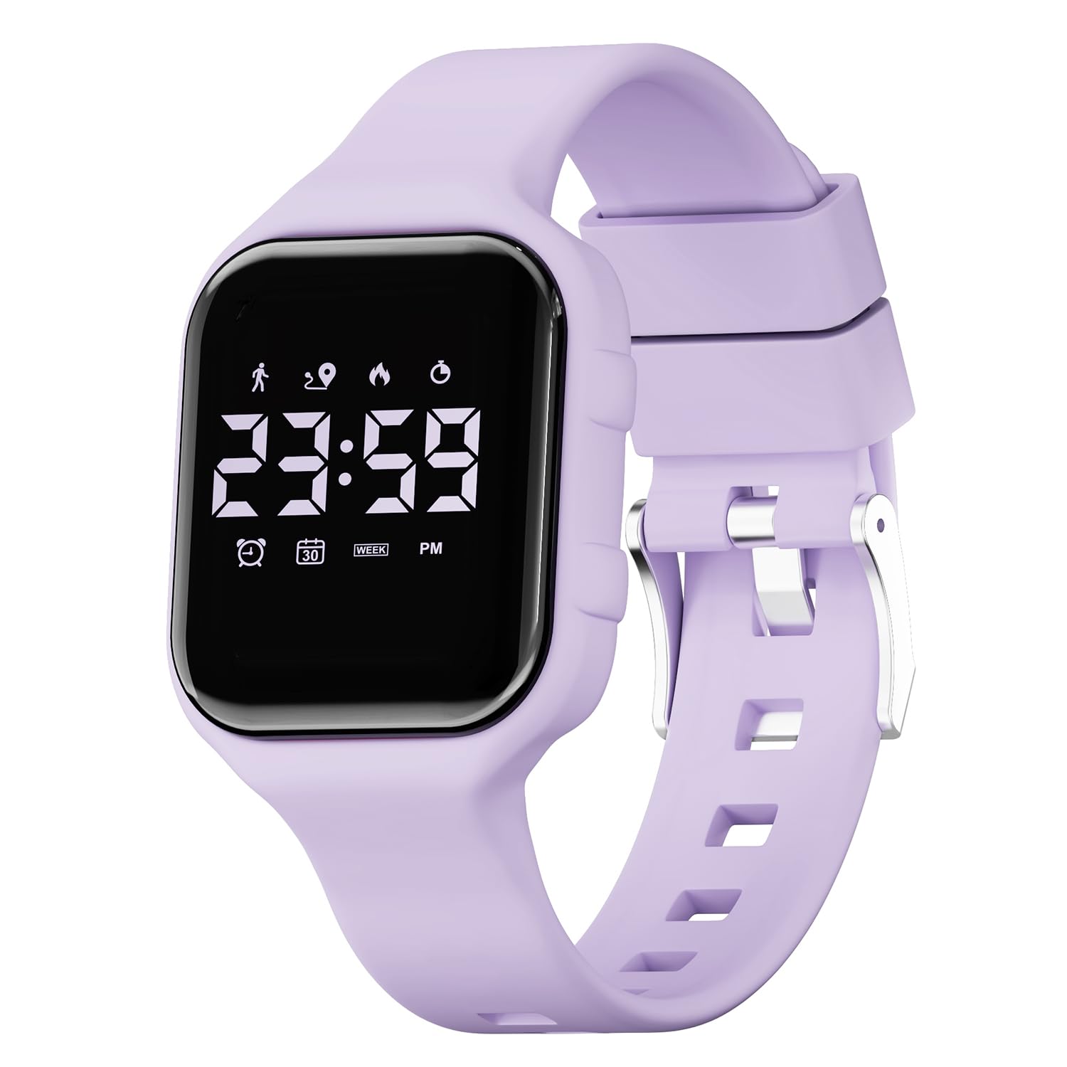 GOLDEN HOUR Kids Digital Sports Watch with Fitness Tracker, Alarm, Stopwatch - Waterproof Smart Watch for Boys & Girls Ages 4-12 - Perfect for School, Sports & Outdoor Activities