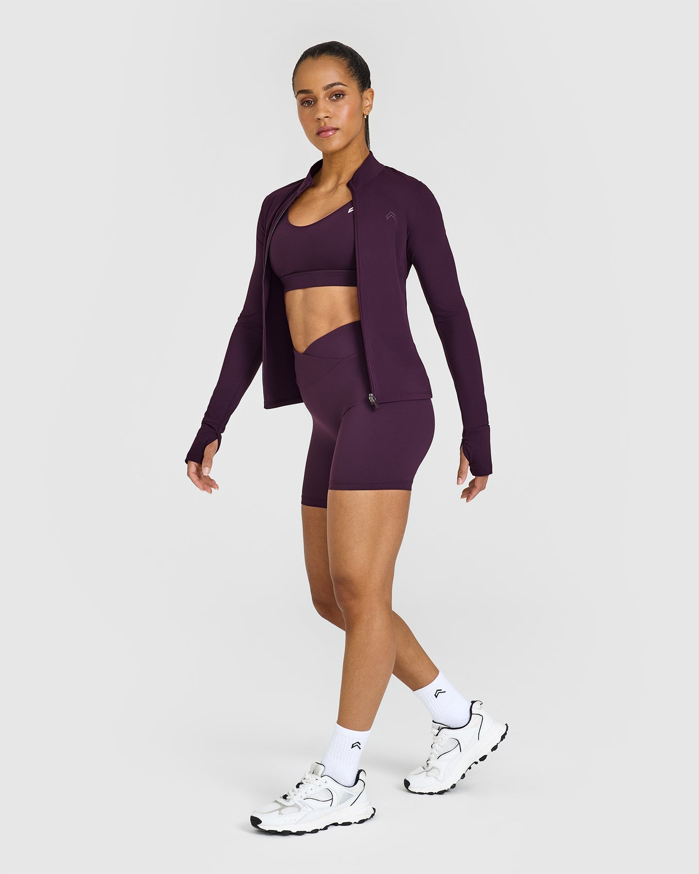 Unified Jacket in Blackberry Purple | Lightweight Waterproof Windbreaker for Outdoor Hiking & Travel