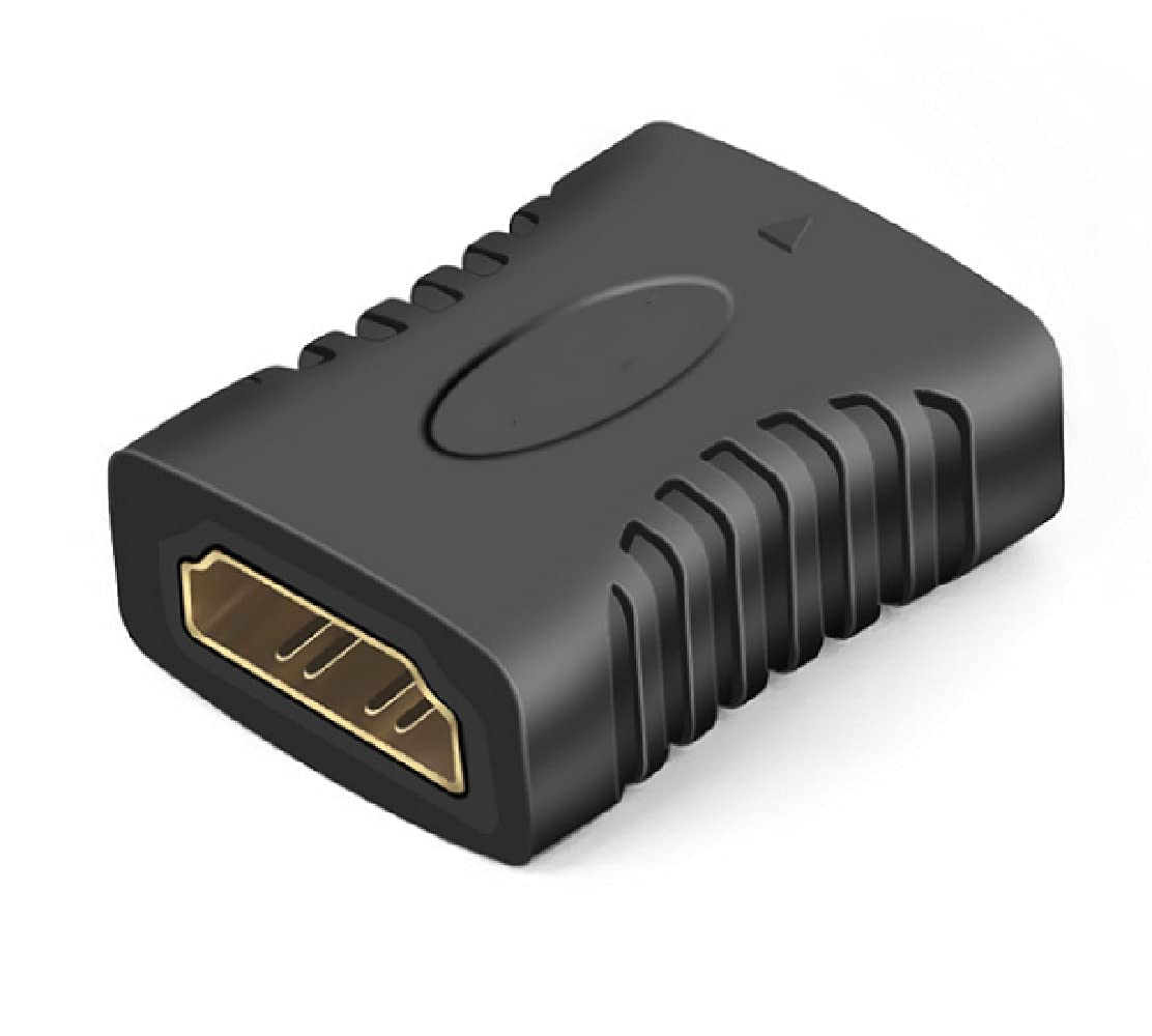 KIPZO® Gold Plated HDMI Female to Female Coupler Adapter - 24K Gold Connector for 4K HDTV, LED, LCD, Plasma TV | Perfect for Home Theater Setup, Gaming Consoles & AV Equipment Extension
