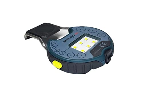 Rechargeable Magnetic LED Work Light - Portable Skinny Inspection Light for Mechanics, Electricians & DIY - Hands-Free Palm Light for Under Car, HVAC & Tight Spaces