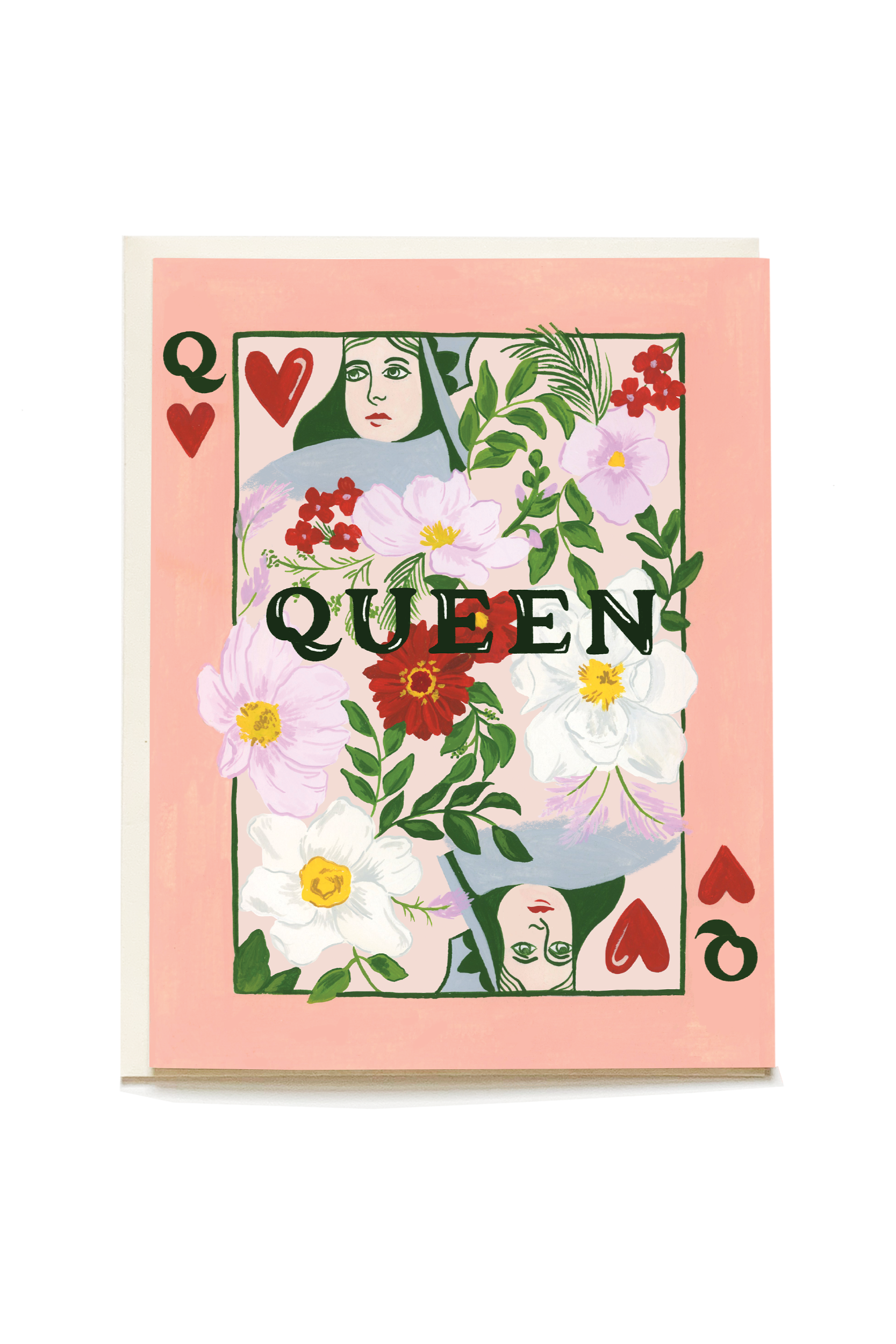 Elegant Queen Greeting Card - Birthday, Anniversary & Special Occasion Card with Envelope - Perfect for Royal-Themed Parties, Weddings & Milestone Celebrations